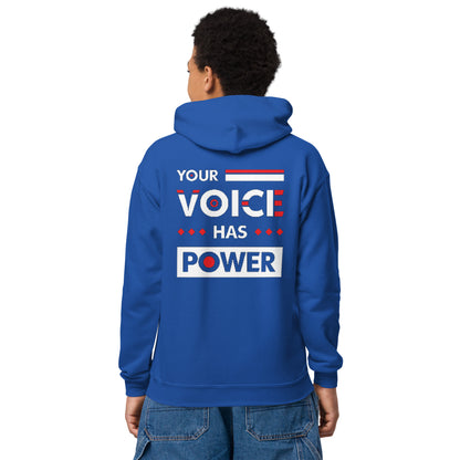 Your Voice has Power Youth heavy blend hoodie