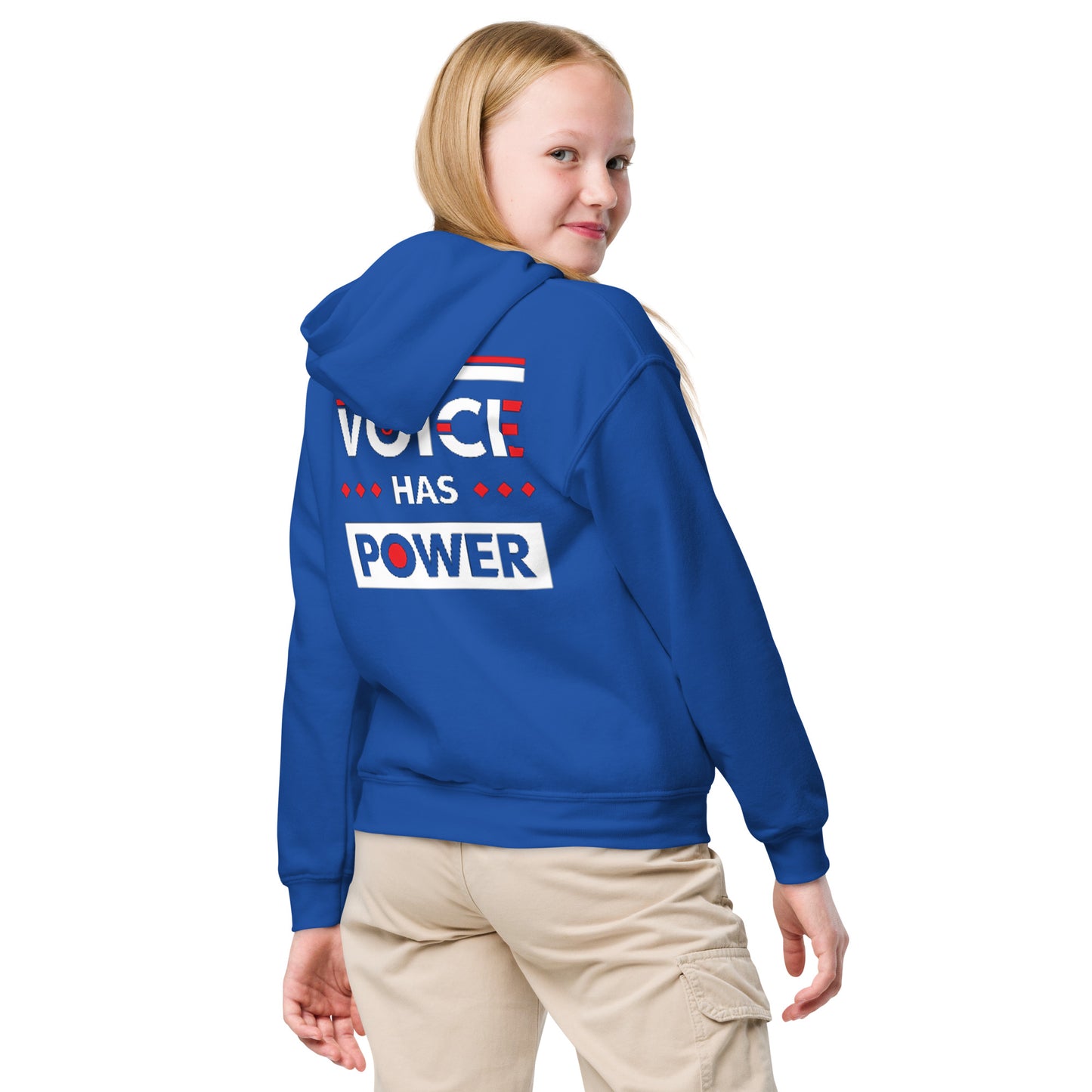 Your Voice has Power Youth heavy blend hoodie