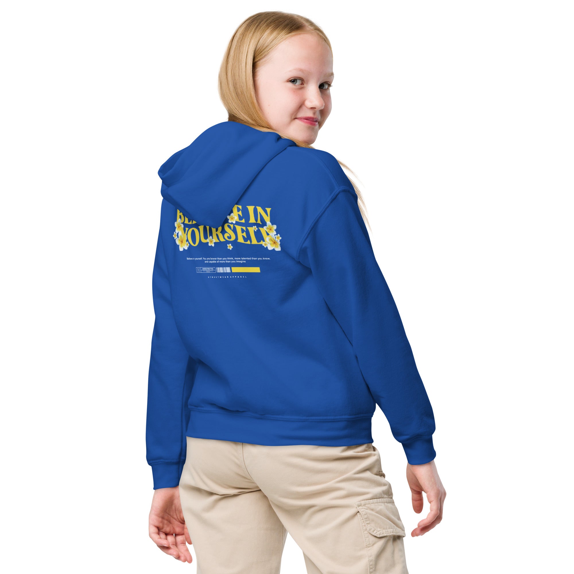 Believe in Yourself Youth heavy blend hoodie