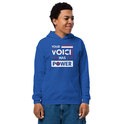 Your Voice has Power Youth heavy blend hoodie