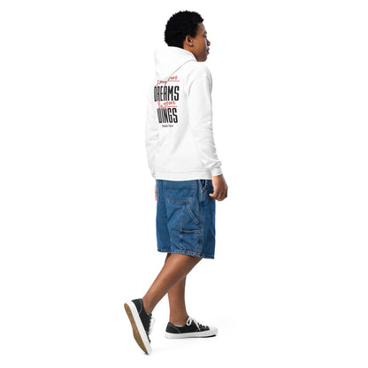 Let Your Dreams Be Your Wings Youth heavy blend hoodie