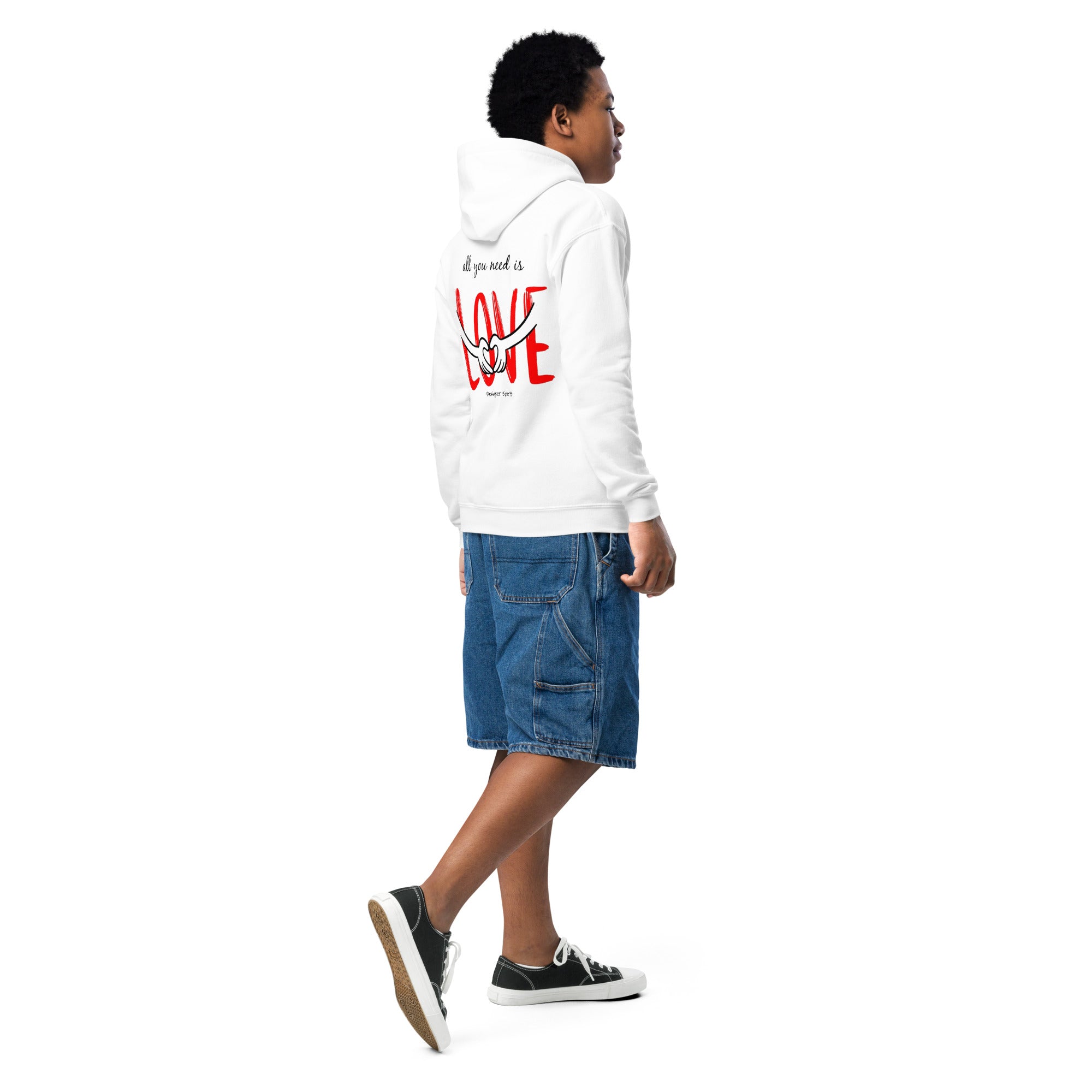 All You Need Is Love Youth heavy blend hoodie