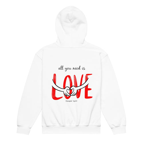 All You Need Is Love Youth heavy blend hoodie