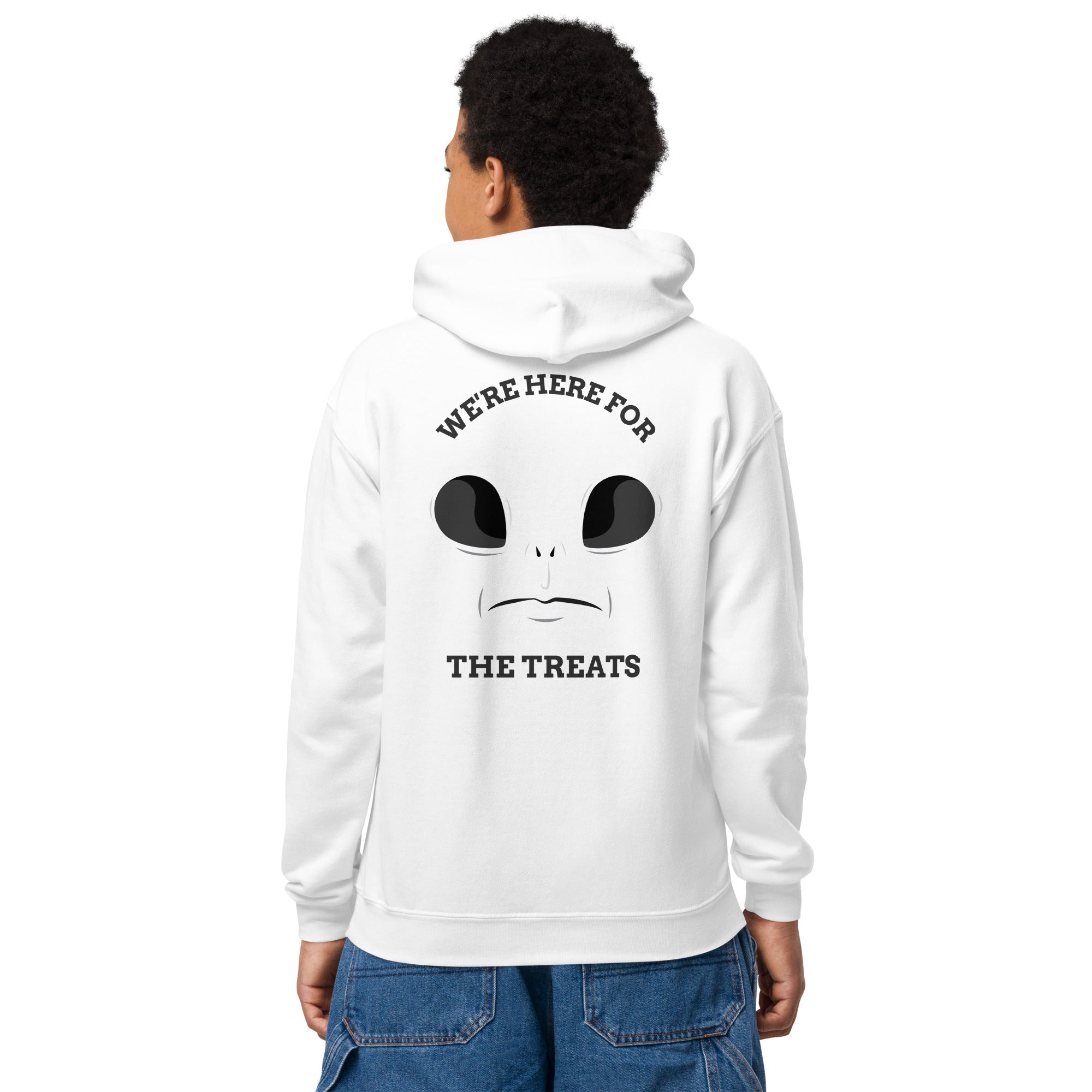 Here for the Treats Youth heavy blend hoodie