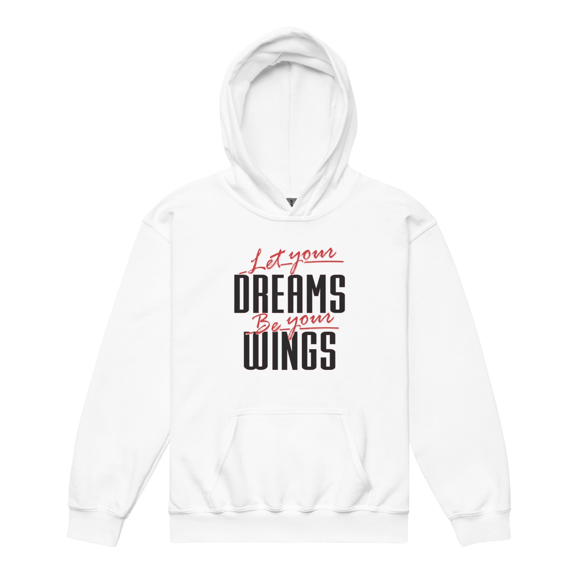 Let Your Dreams Be Your Wings Youth heavy blend hoodie