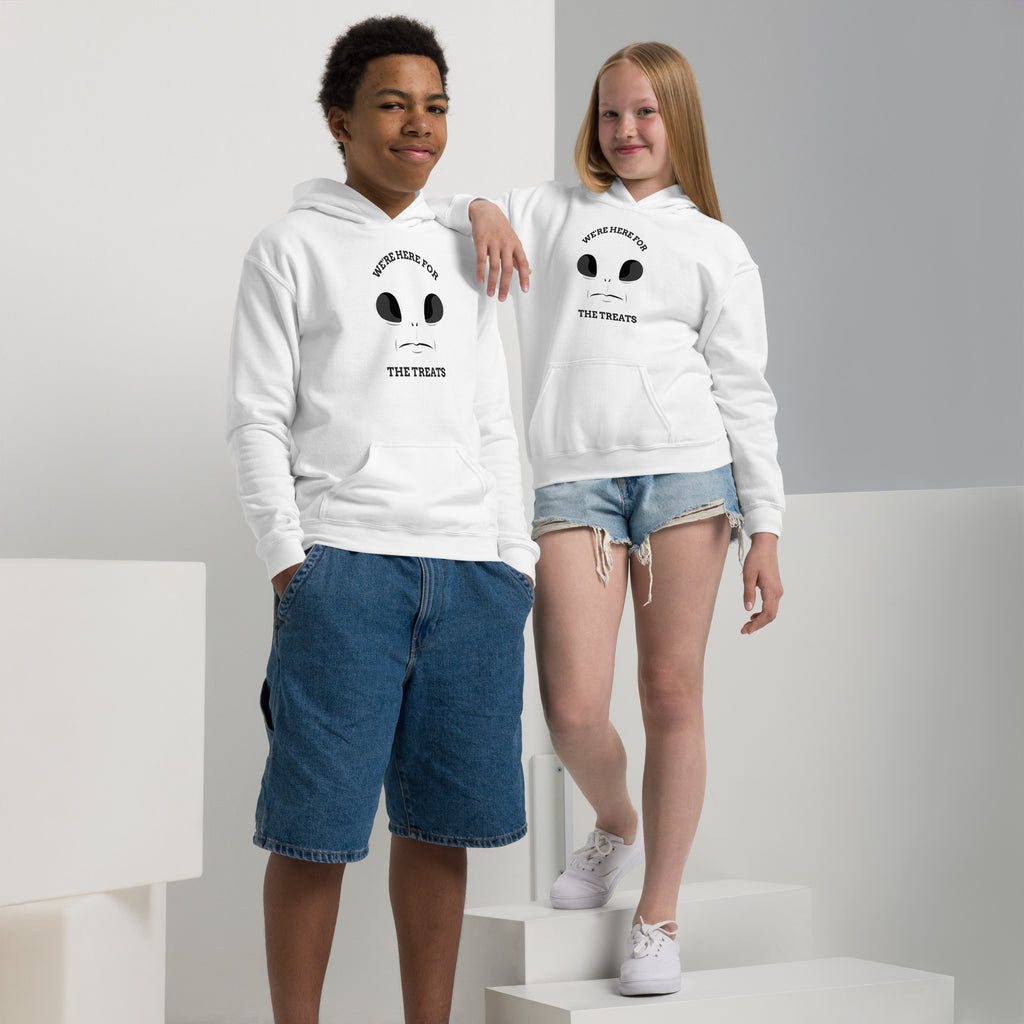 Here for the Treats Youth heavy blend hoodie