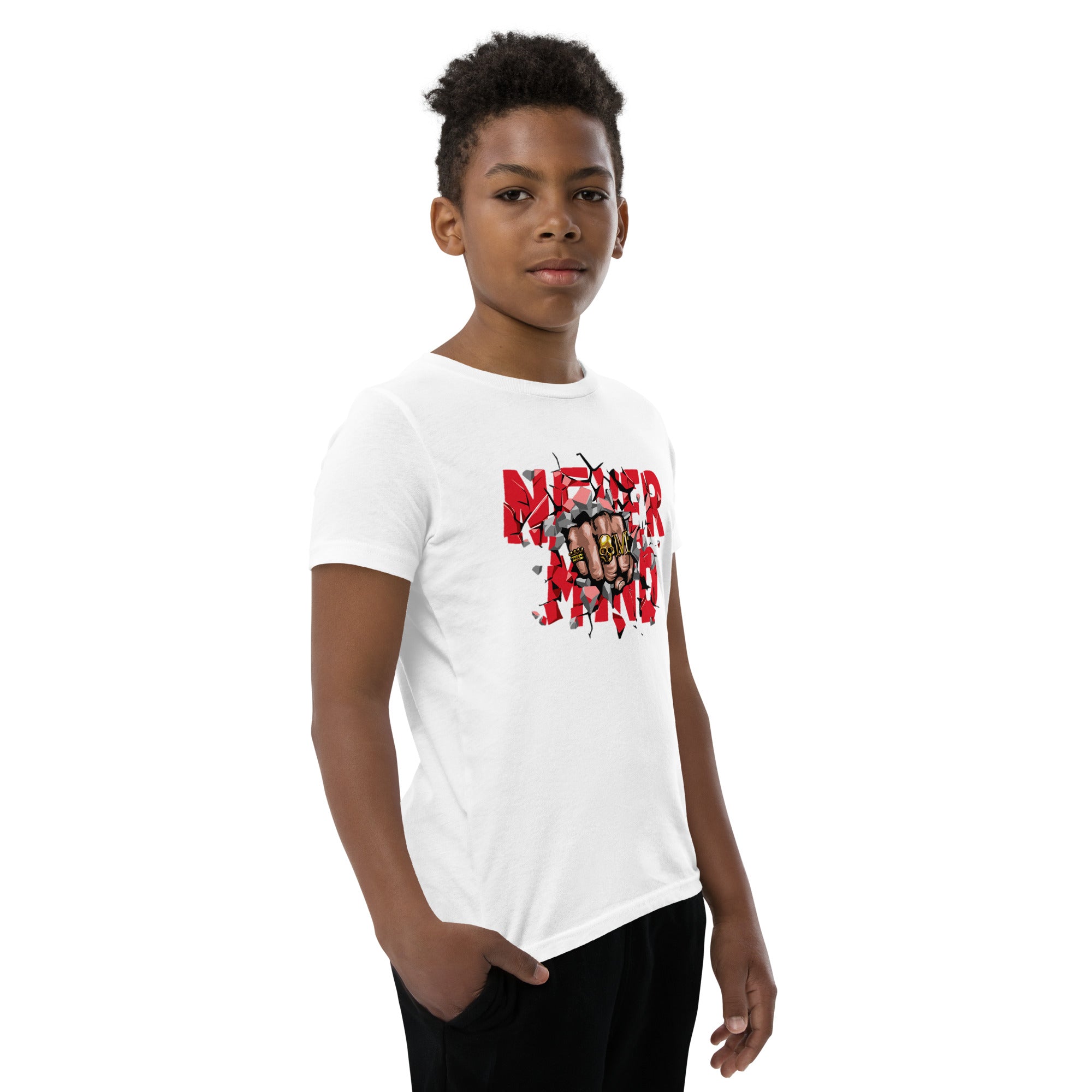 Never Mind Youth Short Sleeve Unisex T-Shirt