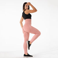 High Waist Forged Seamless Fitness Pink Yoga Leggings
