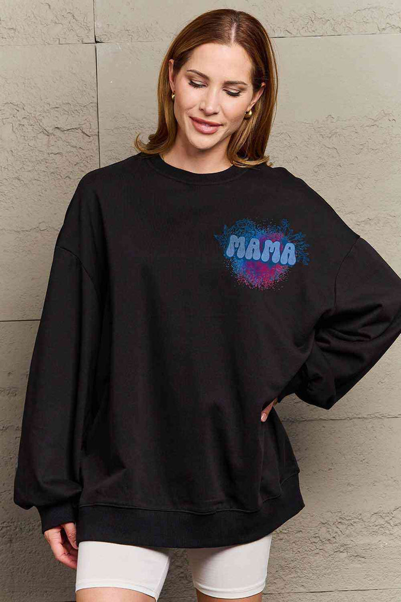 Simply Love Simply Love Full Size MAMA Graphic Sweatshirt