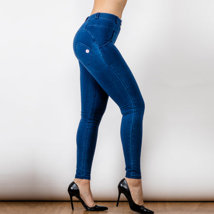 Dark Blue Butt Shaping Push Up Effect Yoga Pants