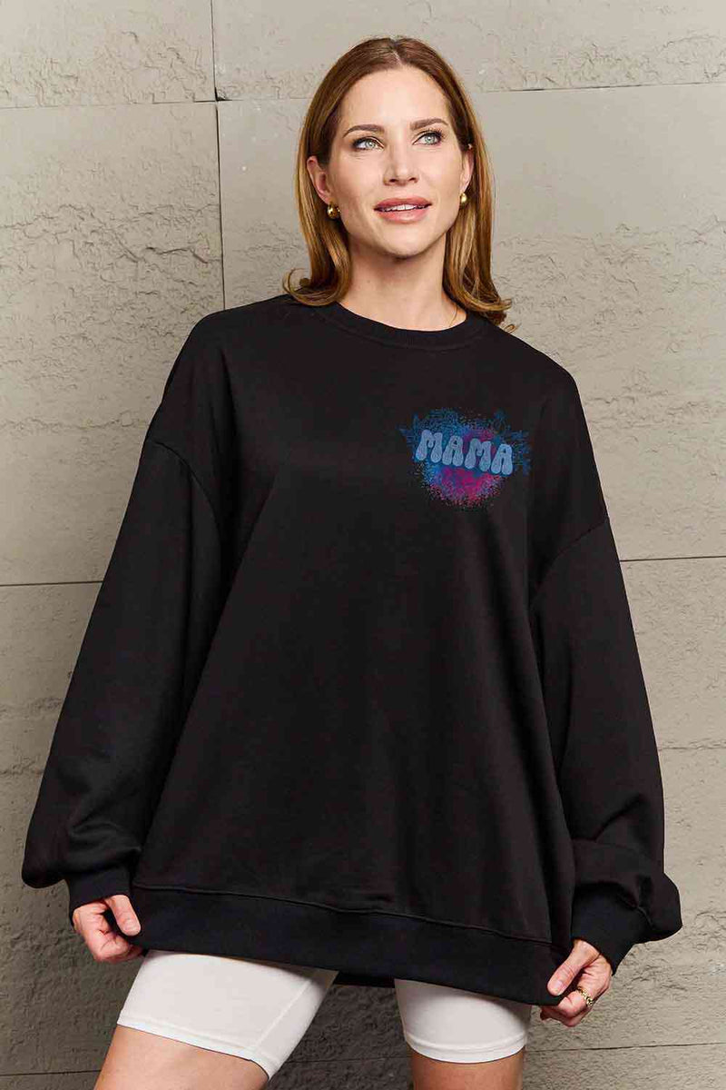 Simply Love Simply Love Full Size MAMA Graphic Sweatshirt