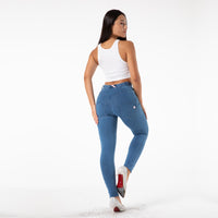 Mid Rise Four Ways Stretchable Skinny Jeans