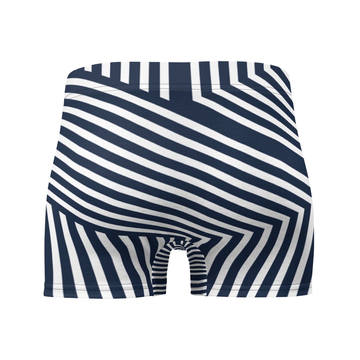 Blue and White Stripped Boxer Briefs