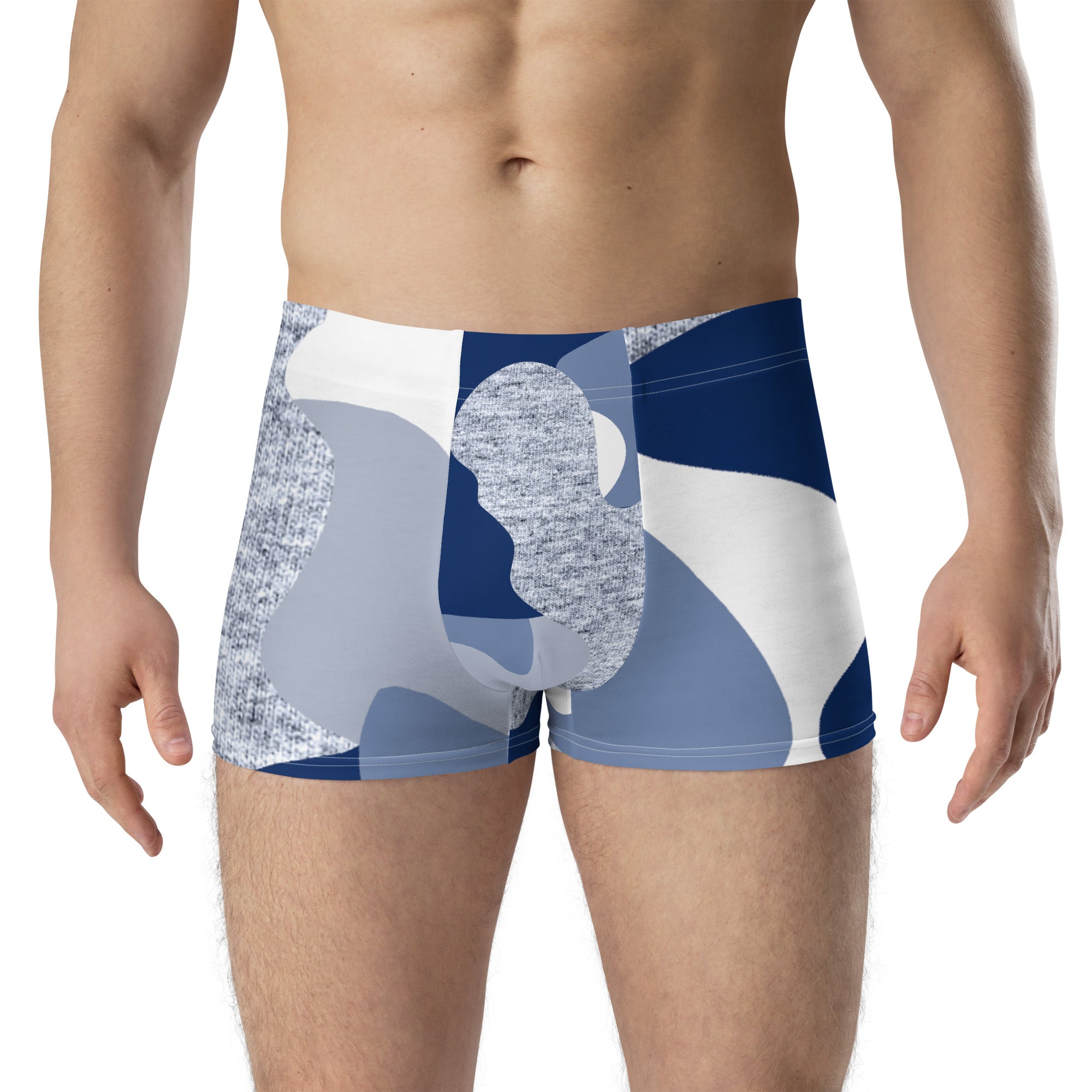 Blue Camo Boxer Briefs