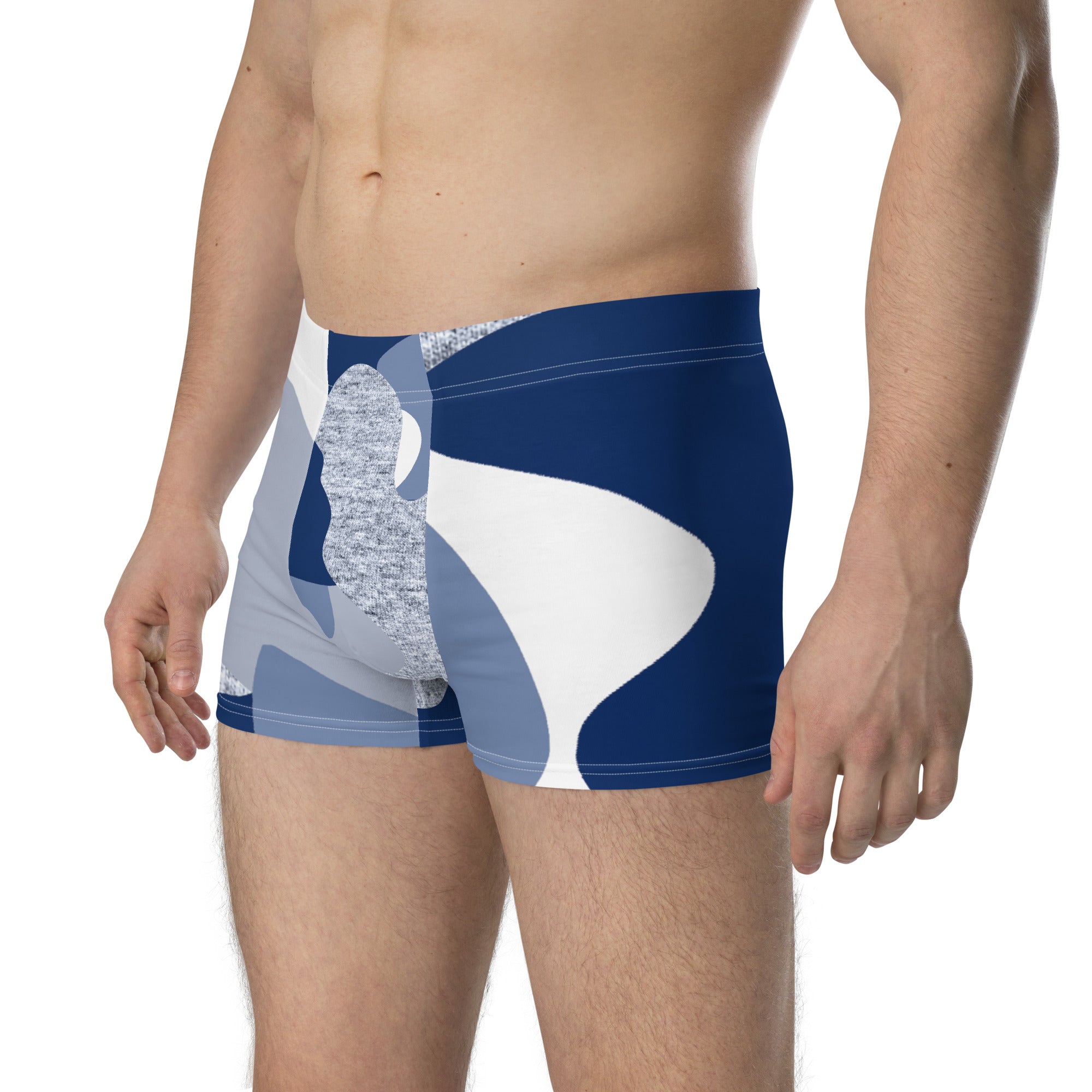 Blue Camo Boxer Briefs