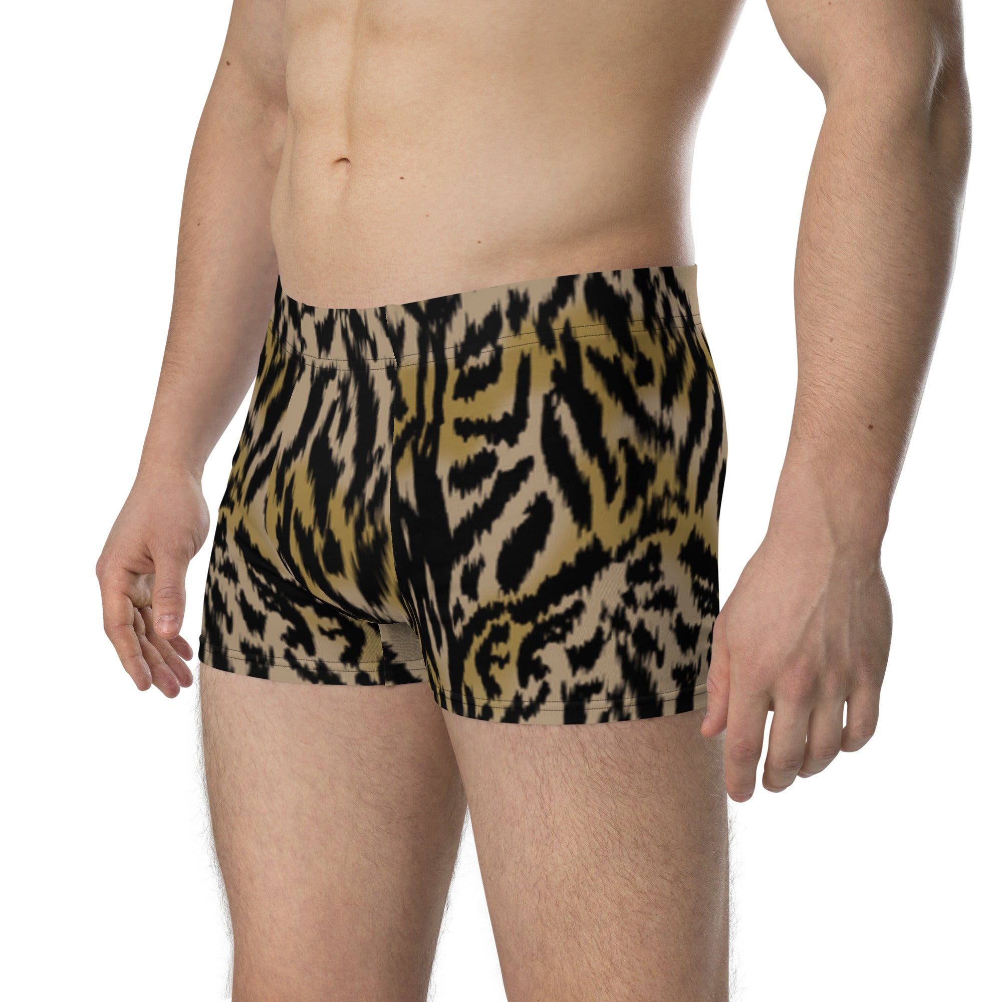 Tiger Print Boxer Briefs