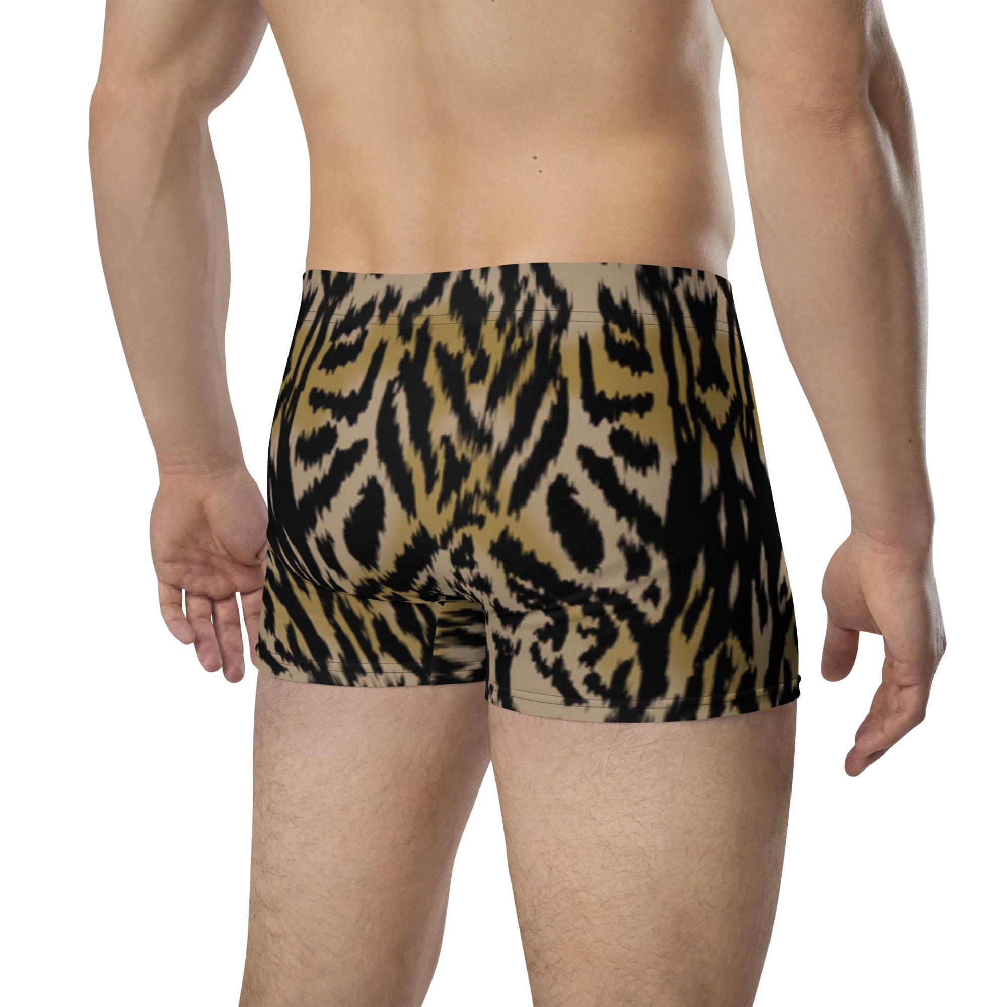 Tiger Print Boxer Briefs