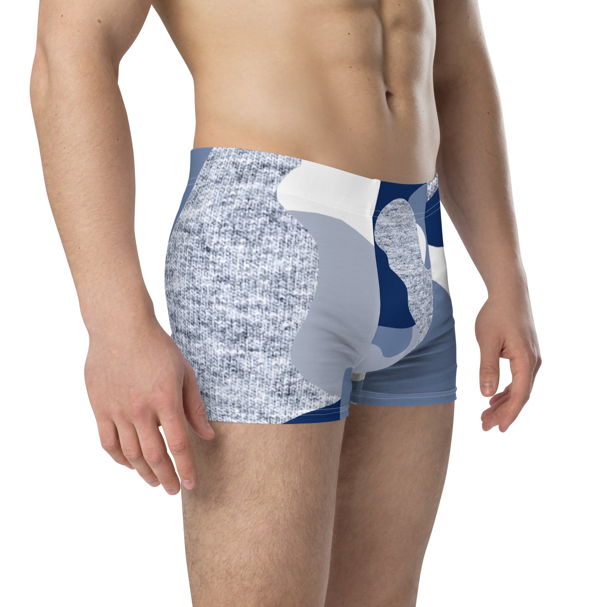 Blue Camo Boxer Briefs
