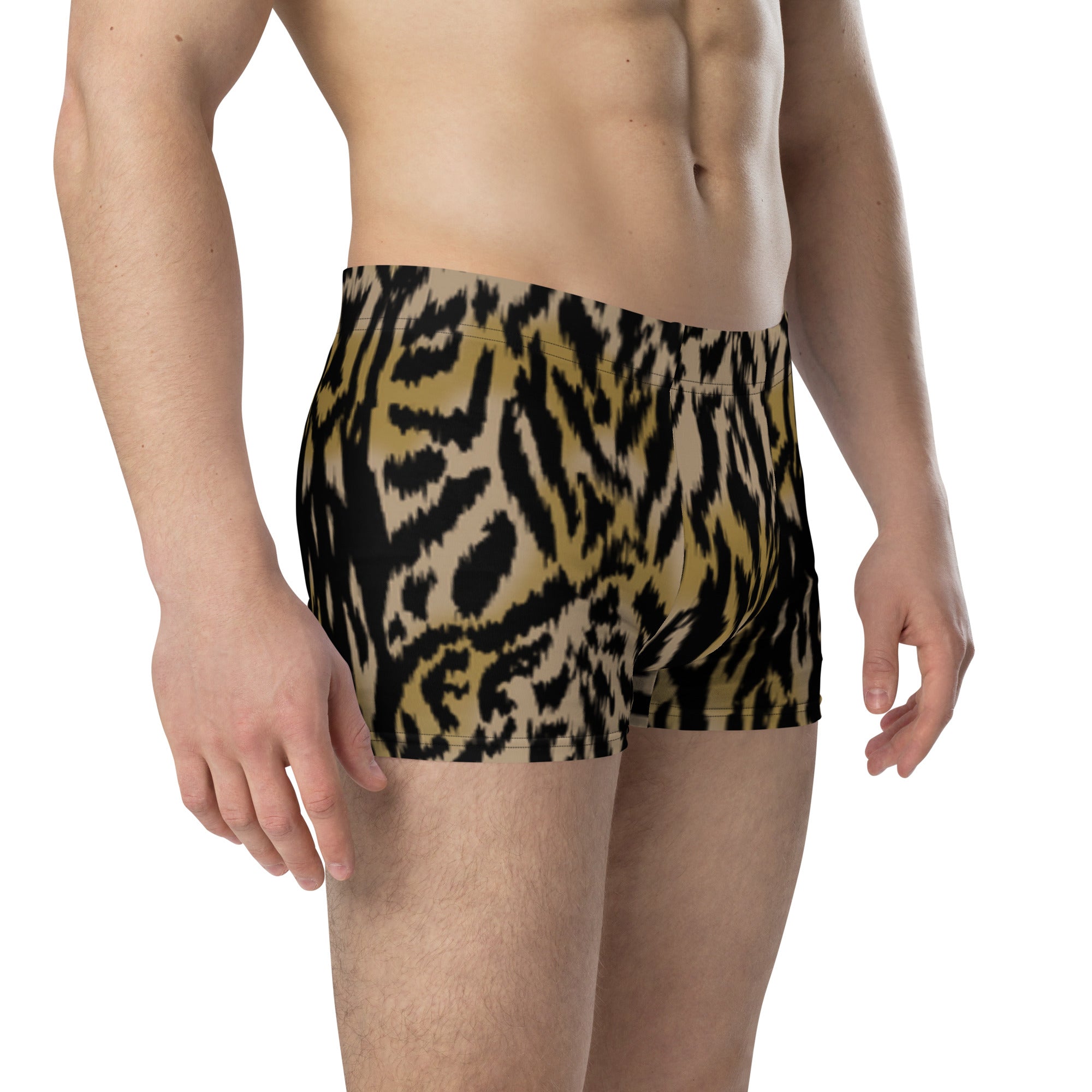 Tiger Print Boxer Briefs