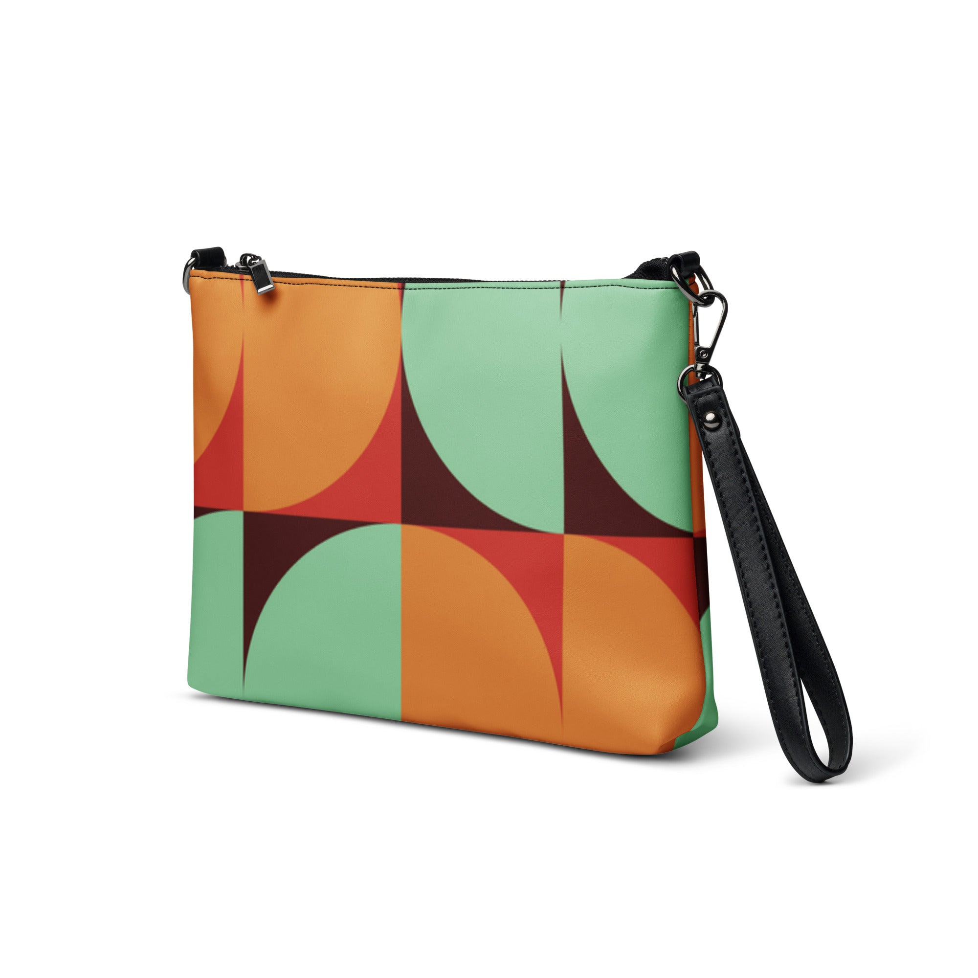 Multi Color Geo Print Crossbody bag