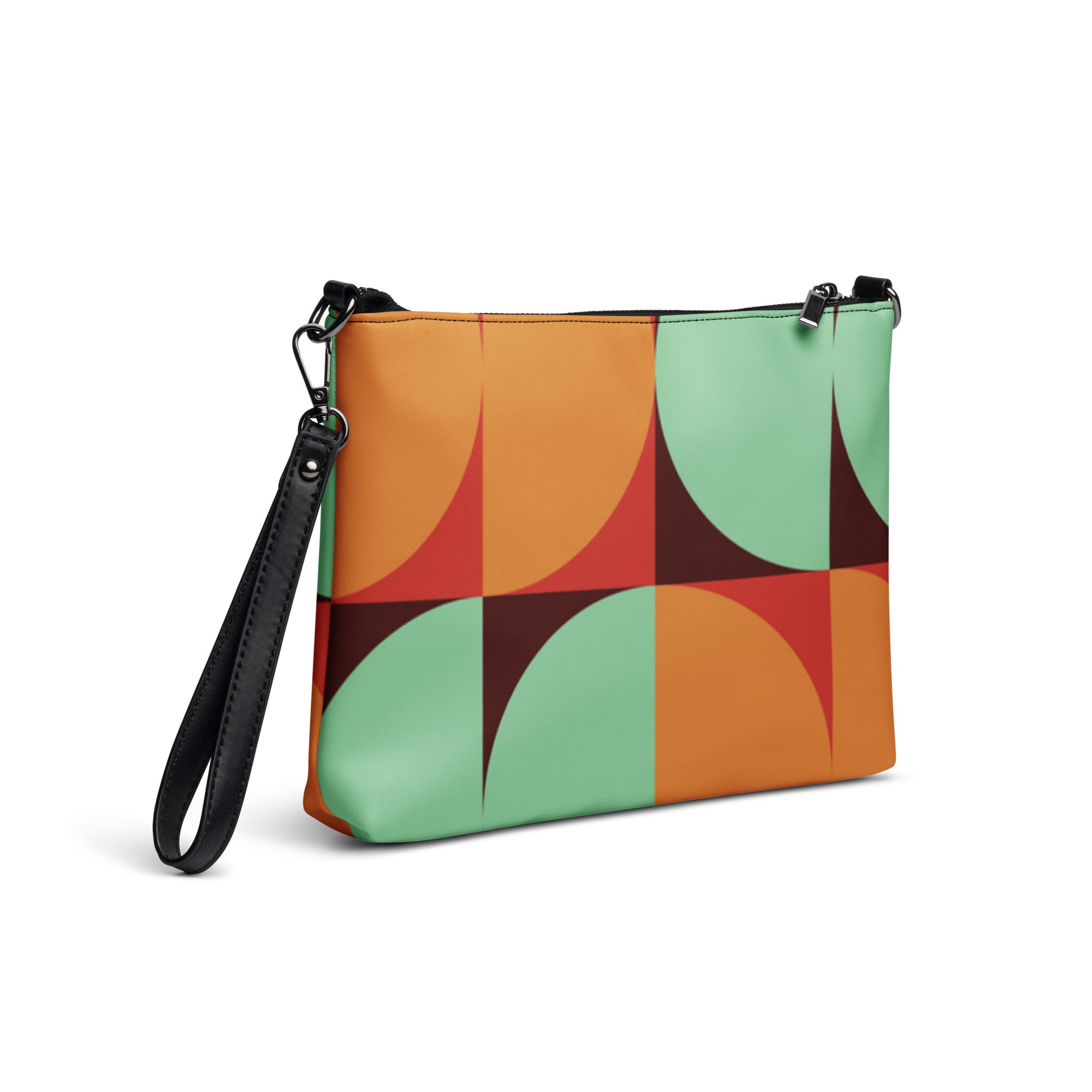 Multi Color Geo Print Crossbody bag