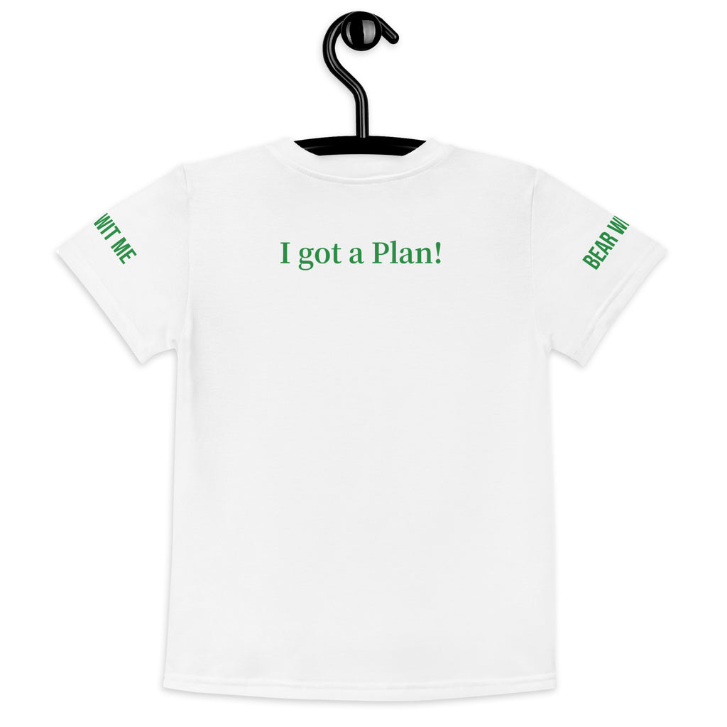 Bear Wit Me Kids crew neck unisex t-shirt