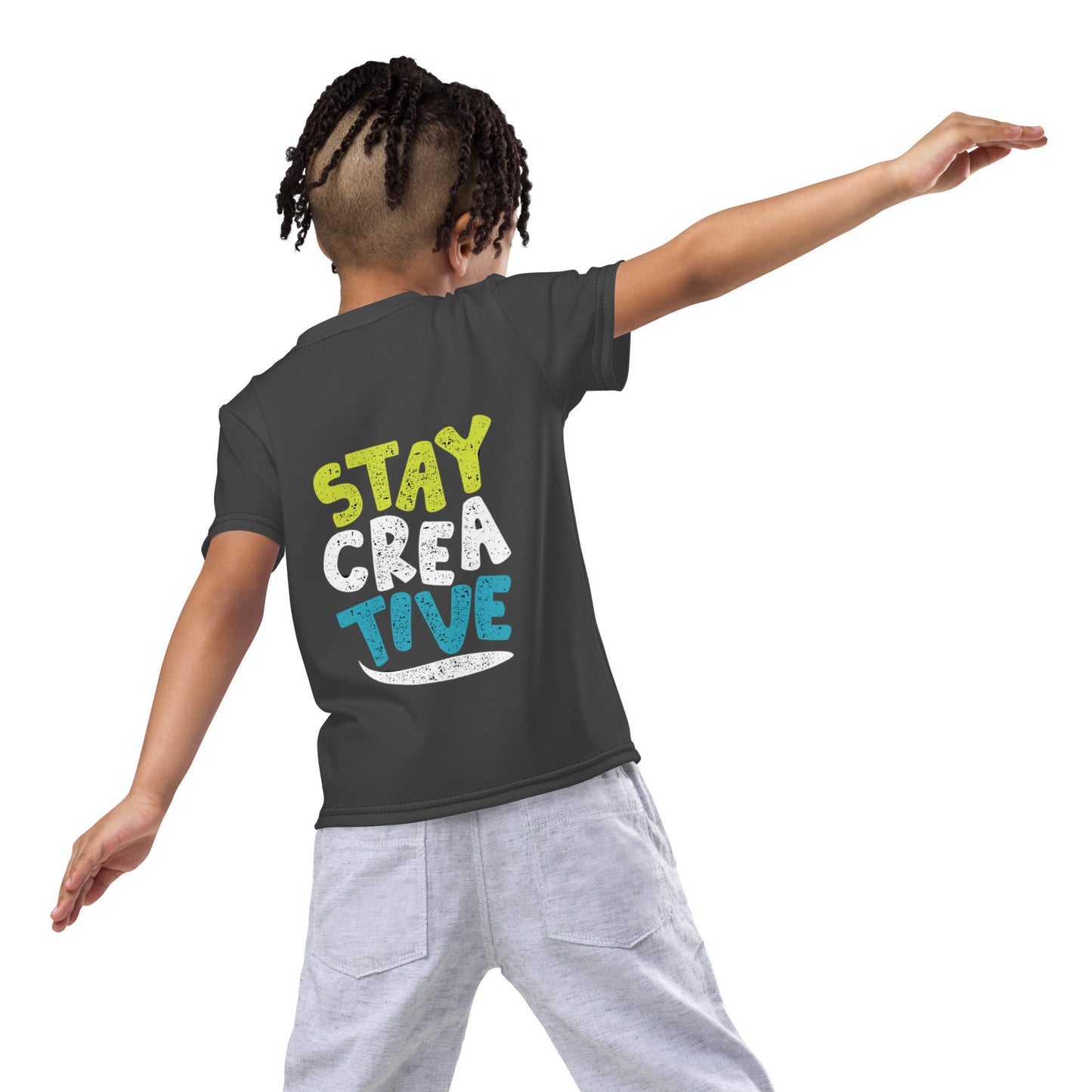 Stay Creative Kids unisex crew neck t-shirt