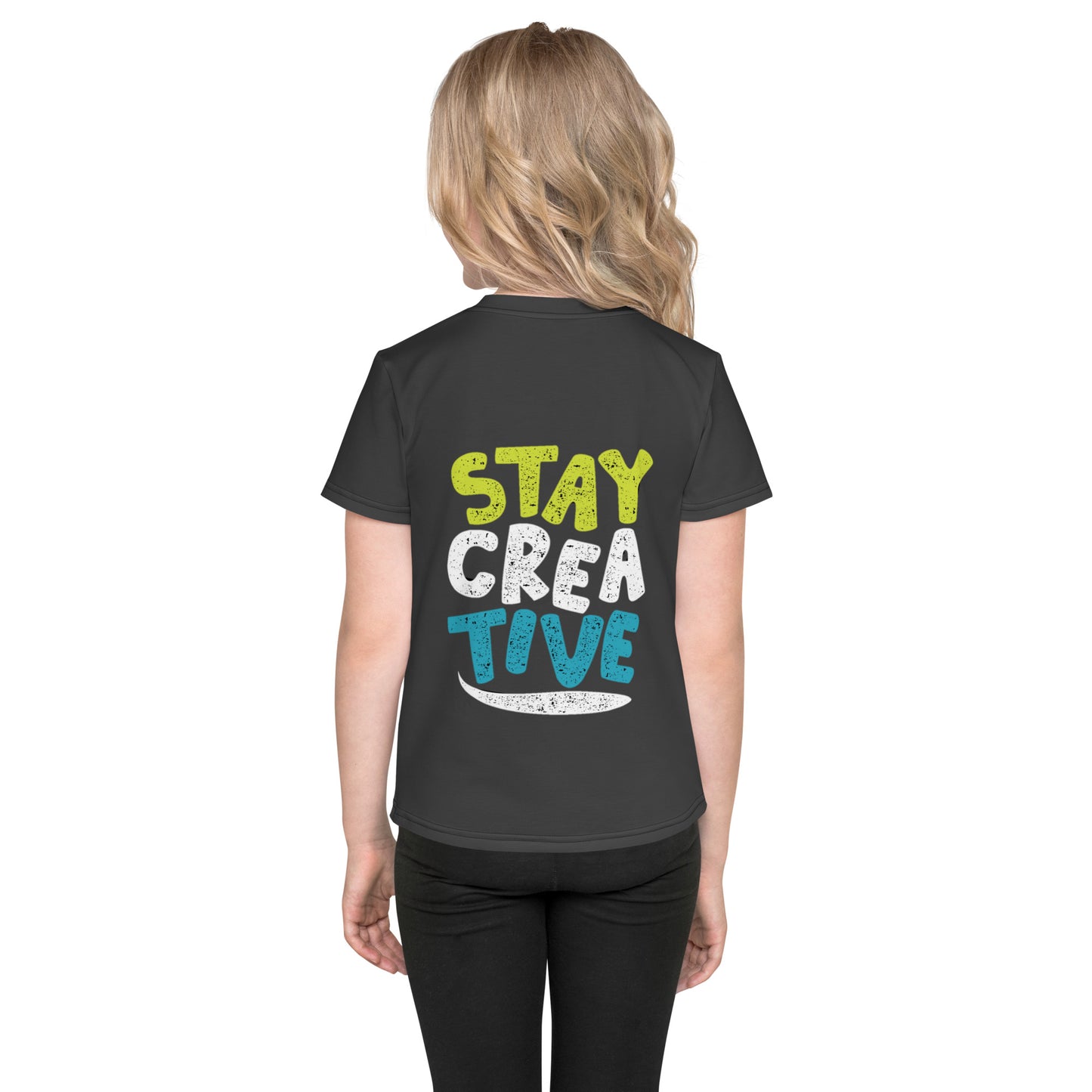 Stay Creative Kids unisex crew neck t-shirt