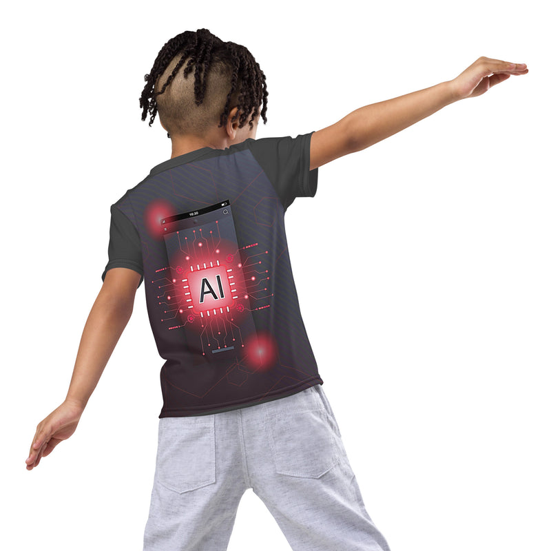 AI Kids crew neck unisex t-shirt