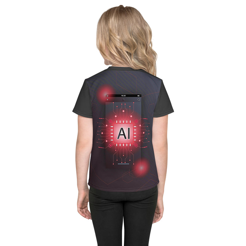 AI Kids crew neck unisex t-shirt