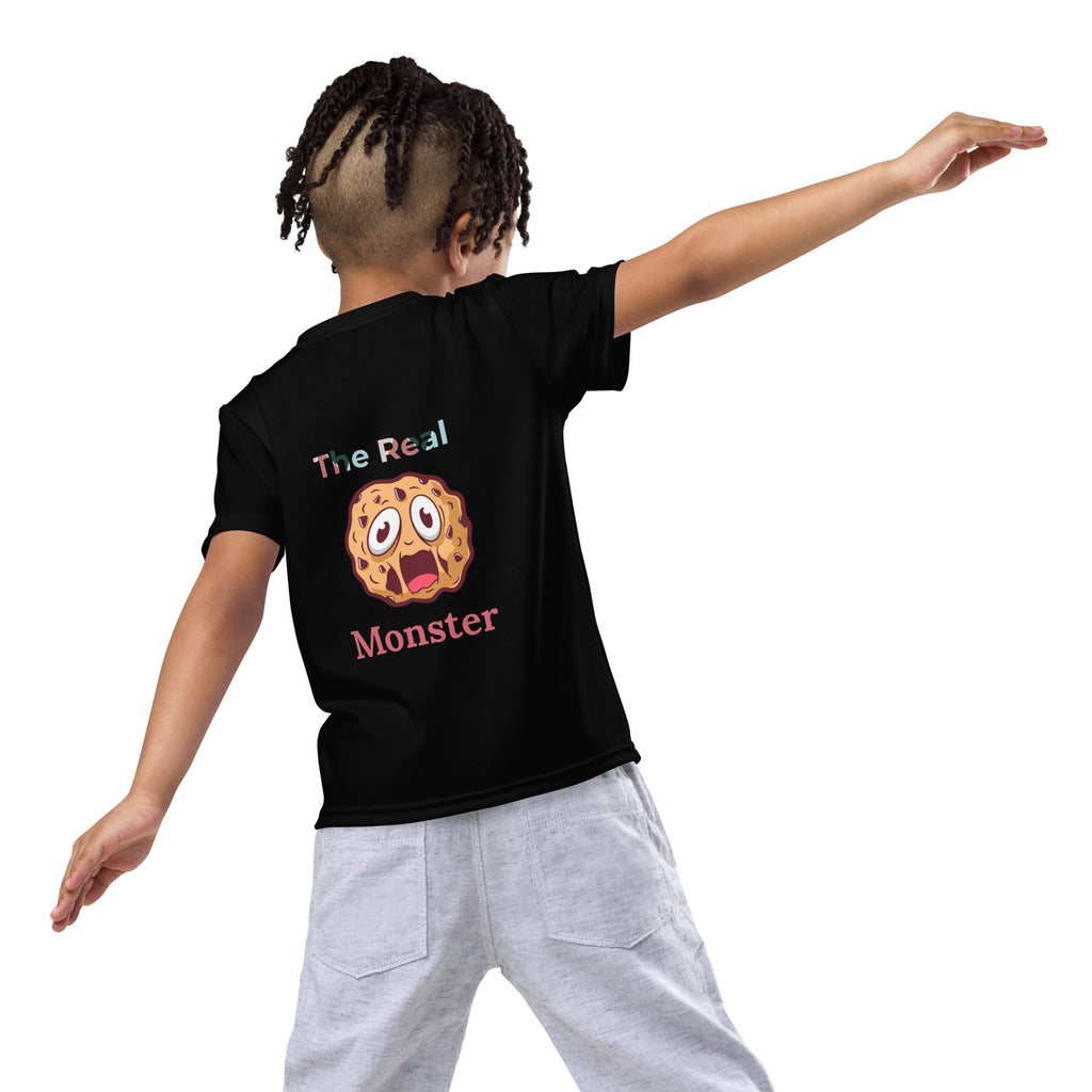 The Real Cookie Monster Unisex Kids crew neck t-shirt