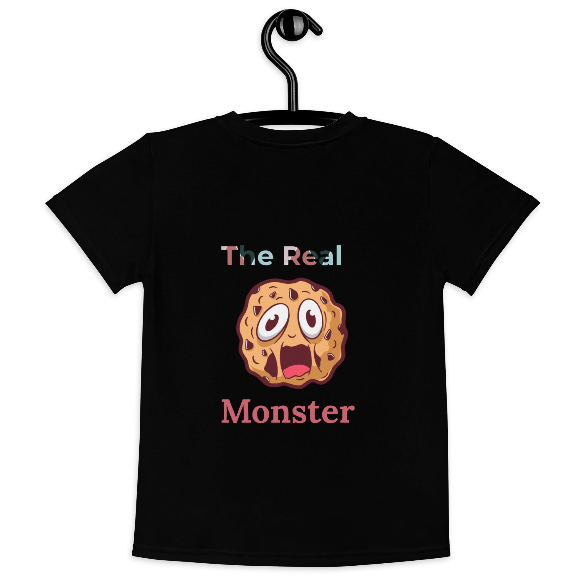 The Real Cookie Monster Unisex Kids crew neck t-shirt