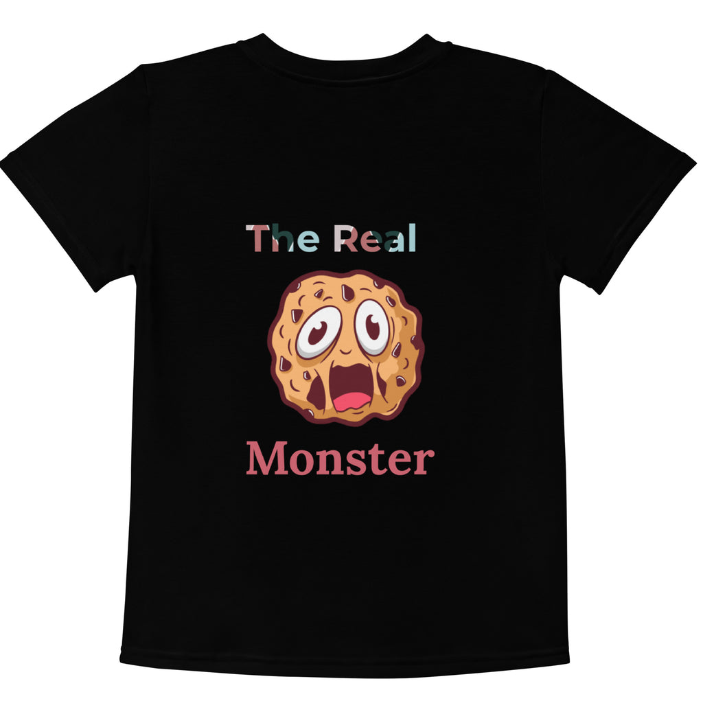 The Real Cookie Monster Unisex Kids crew neck t-shirt