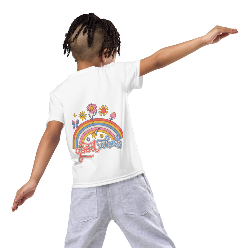 Good Vibes Kids crew neck unisex t-shirt