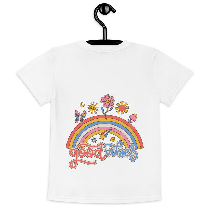 Good Vibes Kids crew neck unisex t-shirt