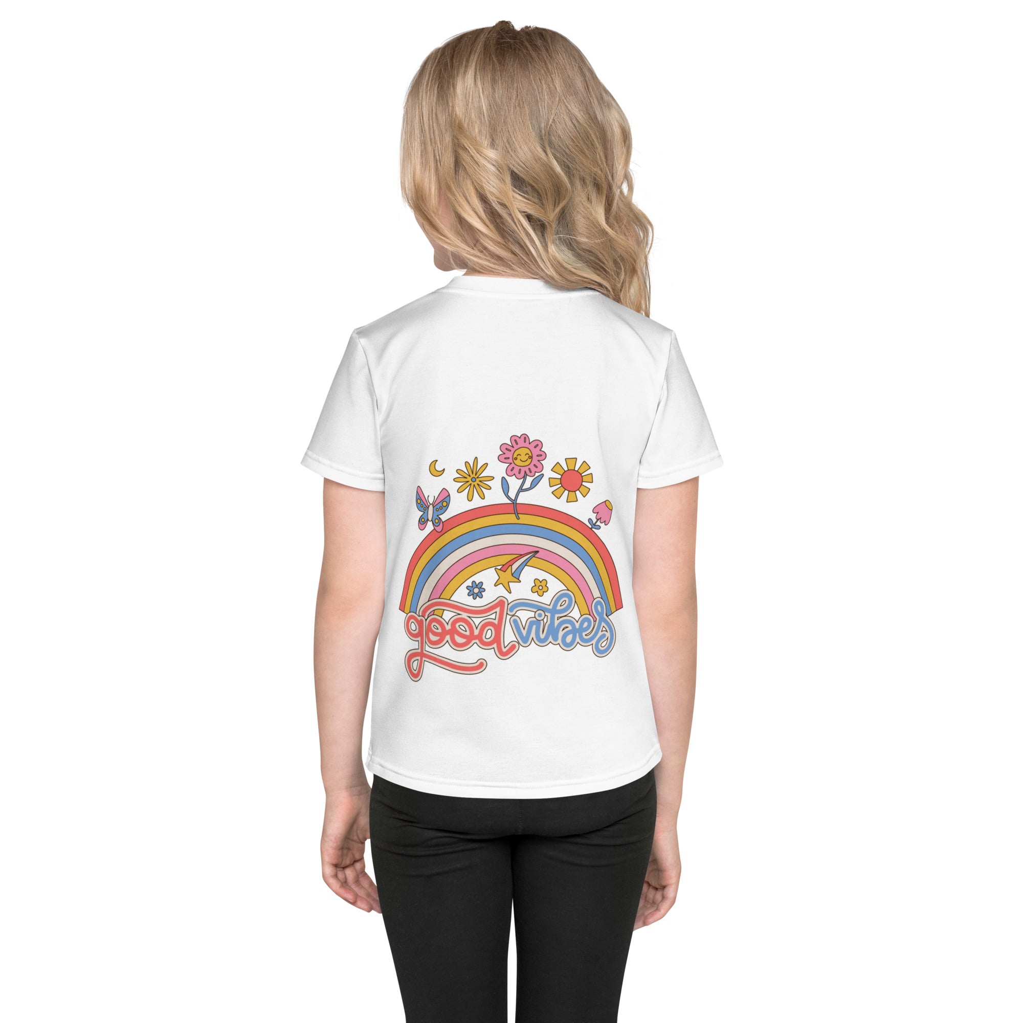 Good Vibes Kids crew neck unisex t-shirt