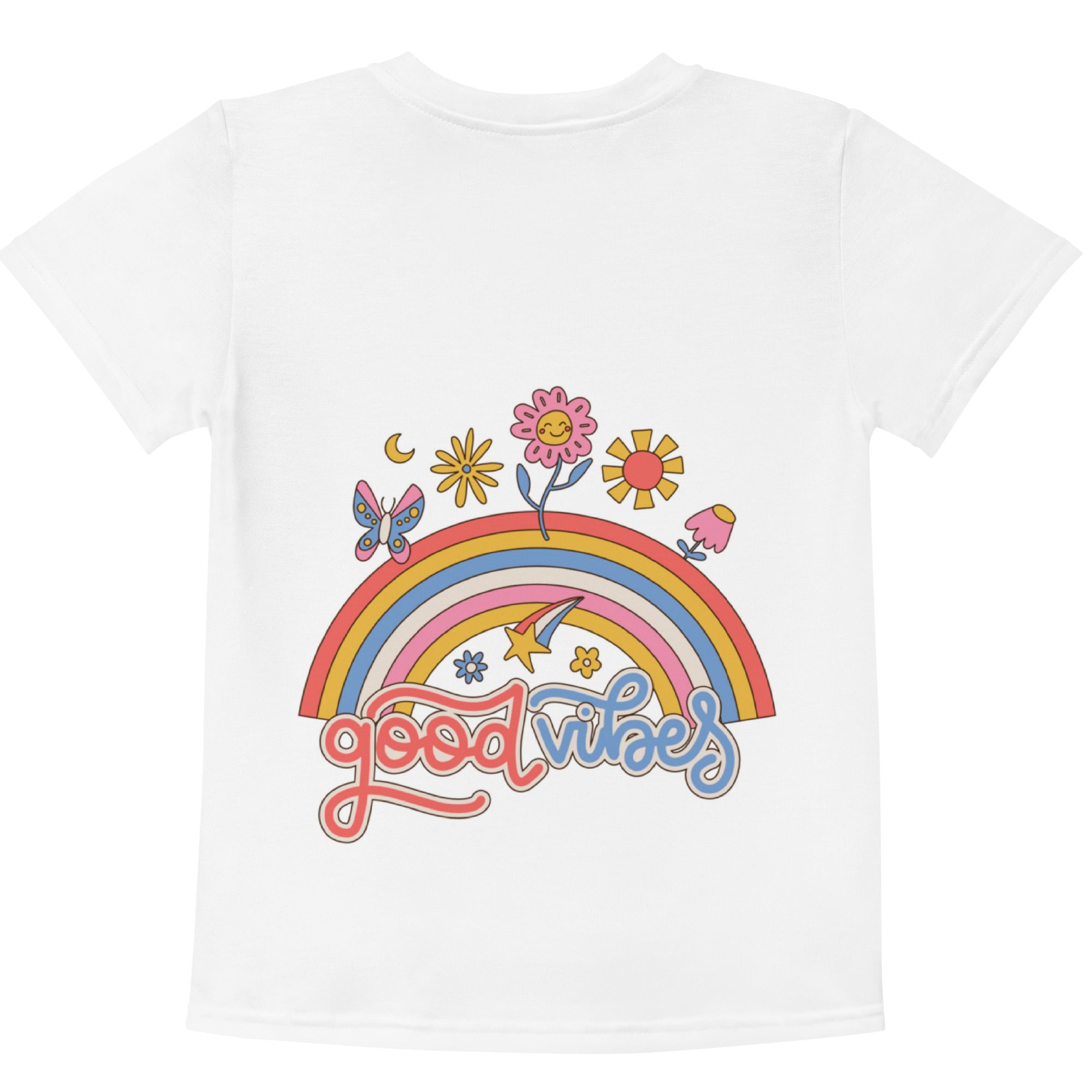 Good Vibes Kids crew neck unisex t-shirt