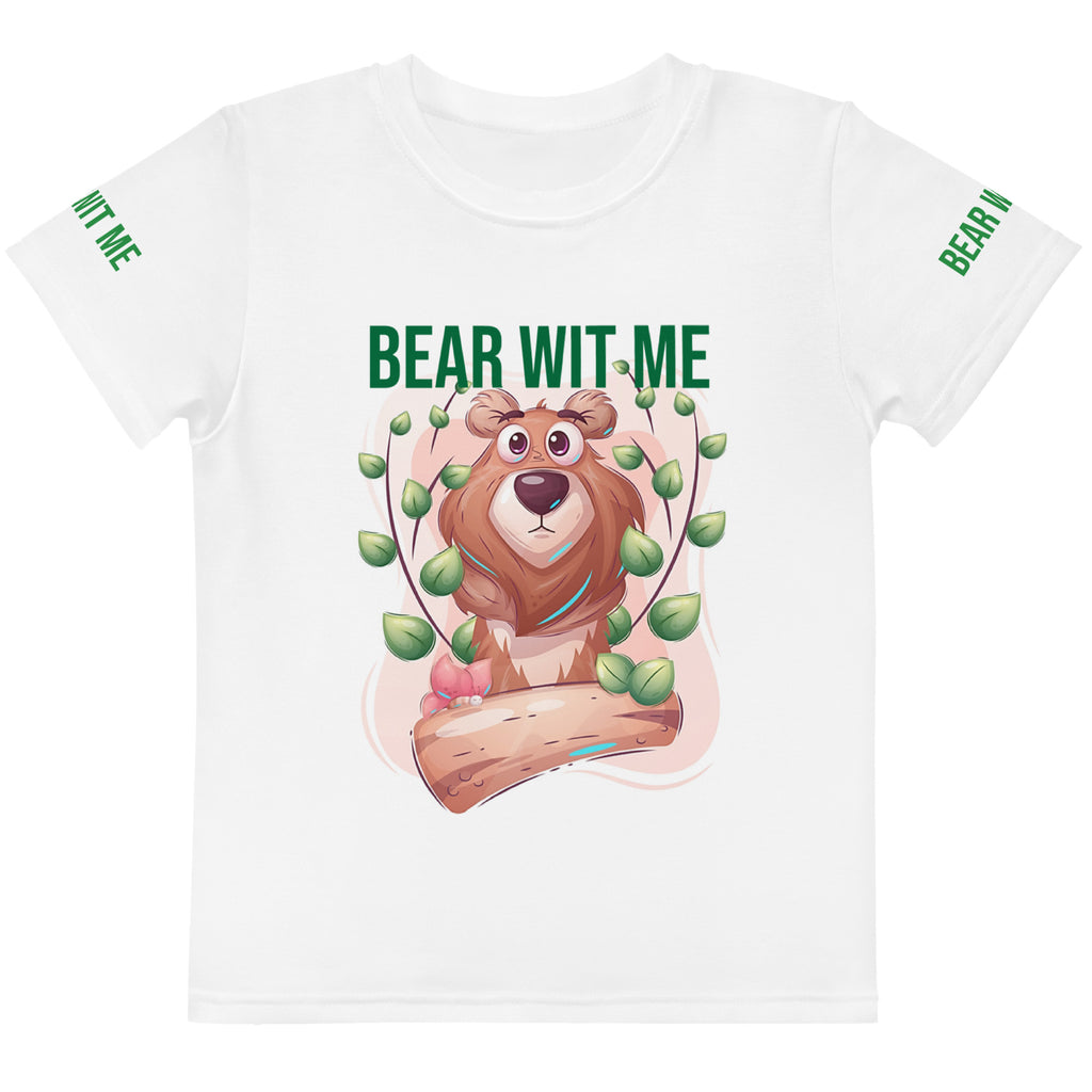 Bear Wit Me Kids crew neck unisex t-shirt