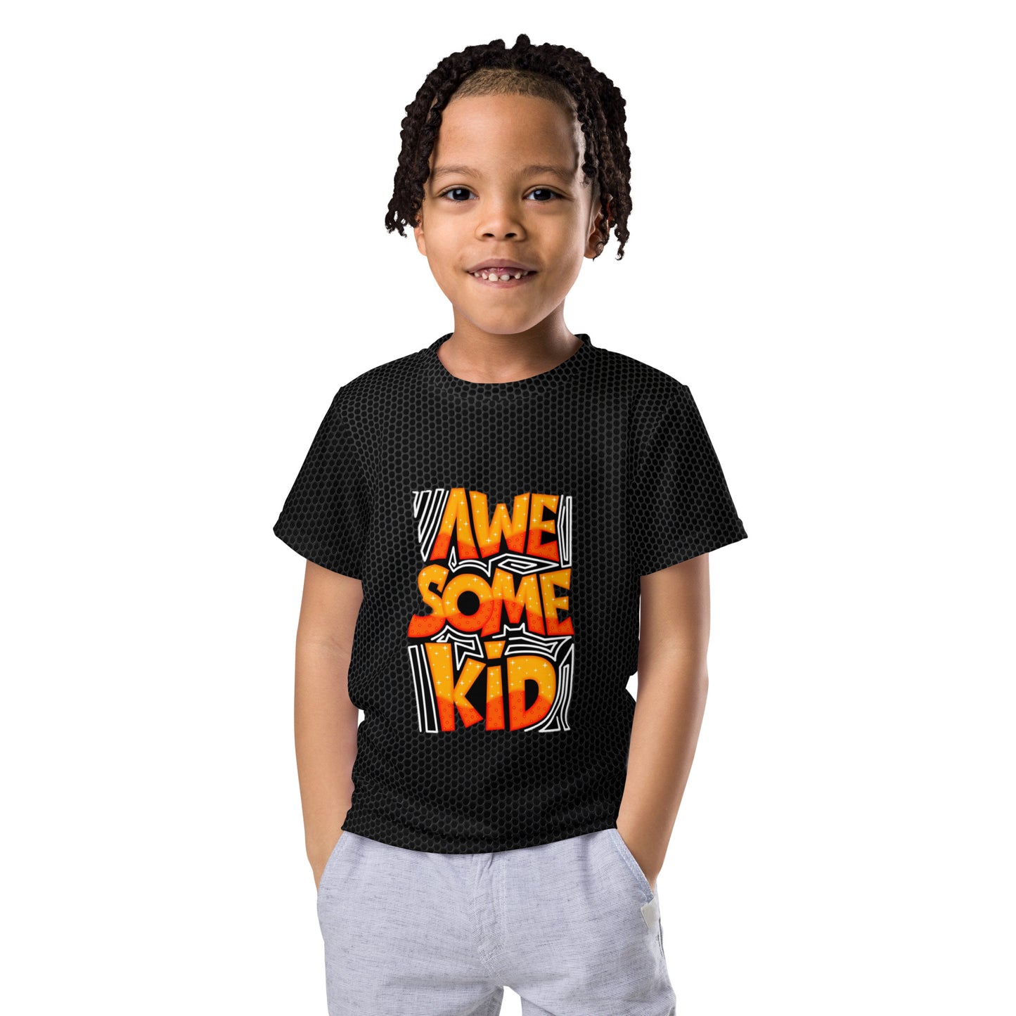 Awesome Kid Kids unisex crew neck t-shirt