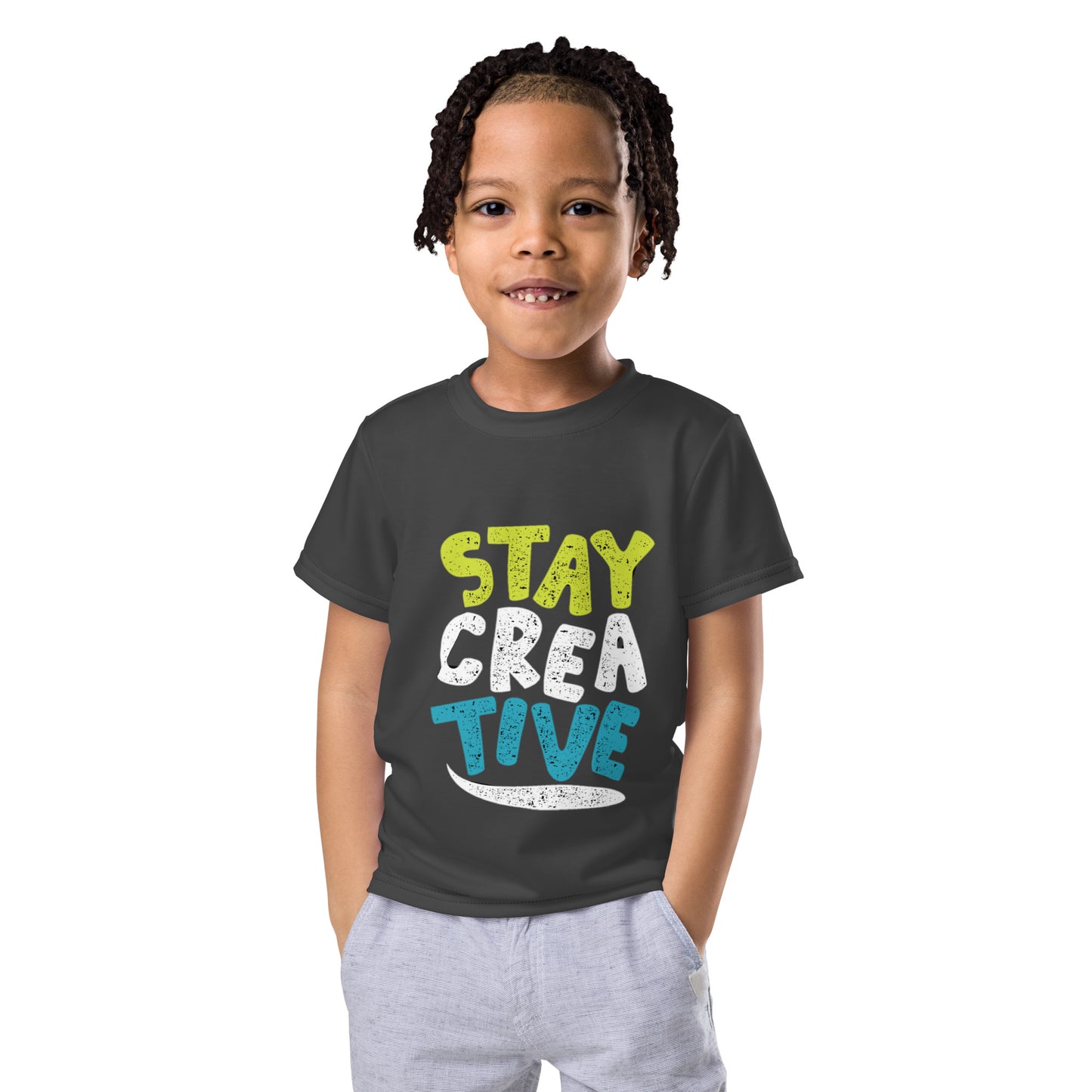 Stay Creative Kids unisex crew neck t-shirt