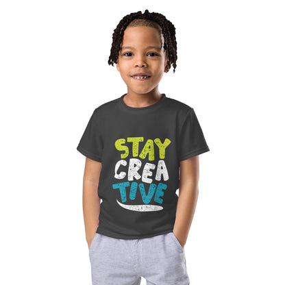 Stay Creative Kids unisex crew neck t-shirt