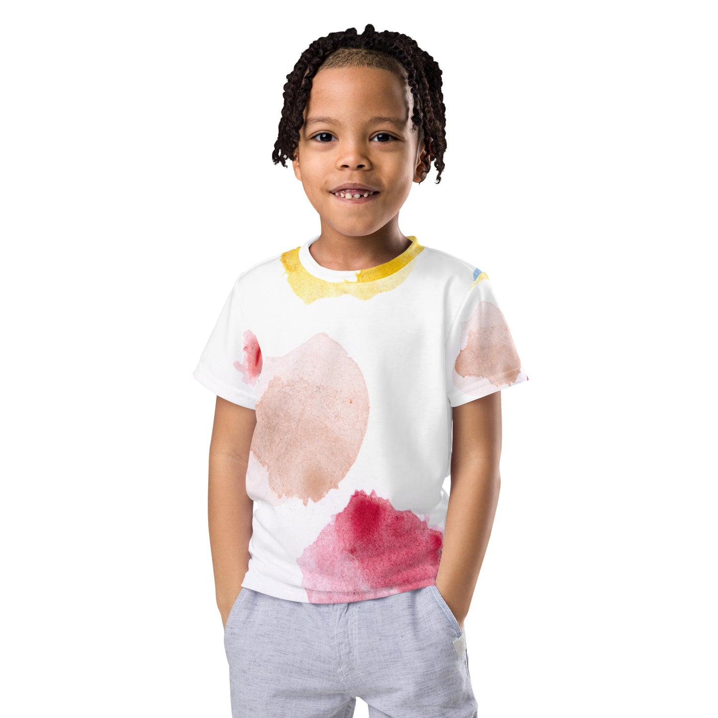 Water Colors Kids crew unisex neck t-shirt