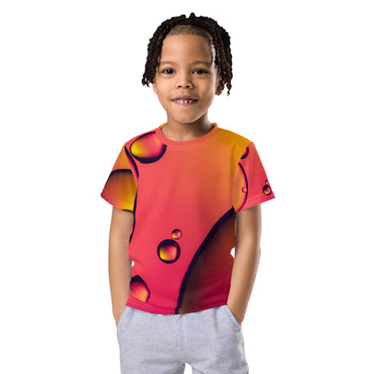 Rain Drops Kids crew neck t-shirt