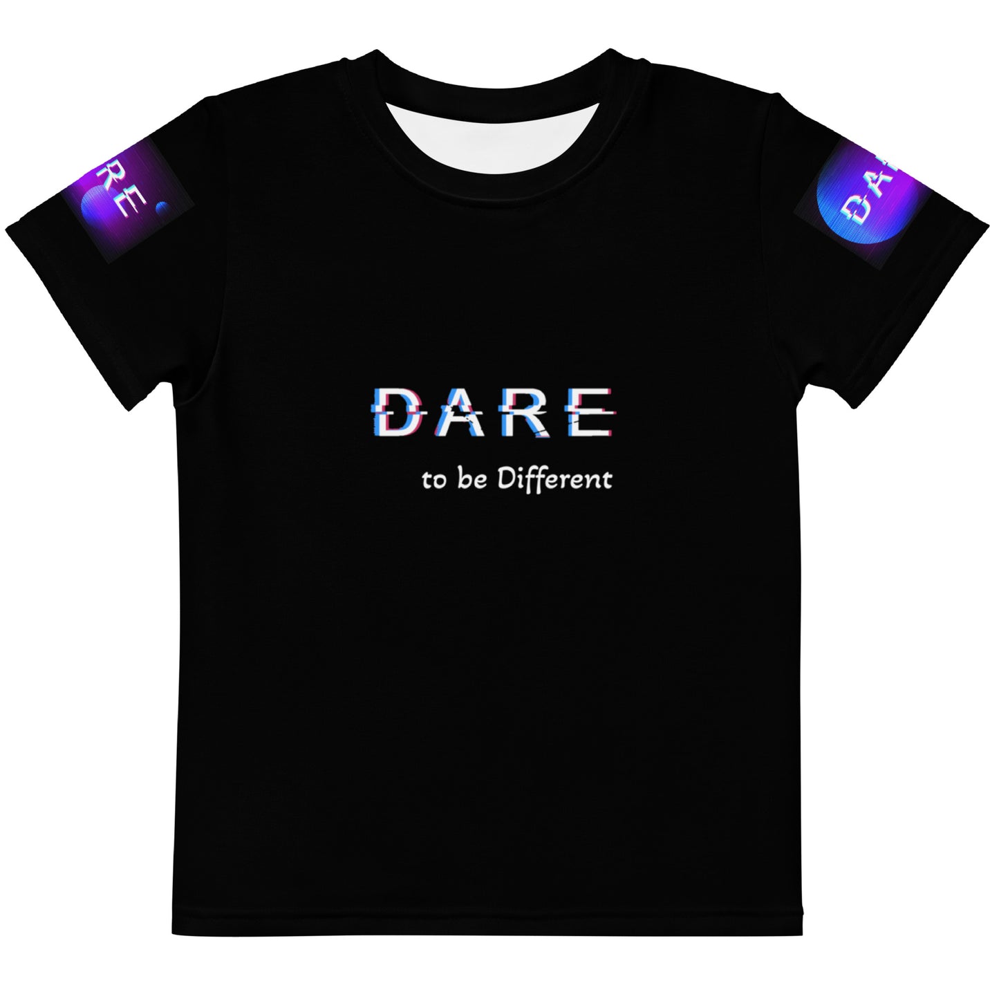 Dare to be Different Kids unisex crew neck t-shirt