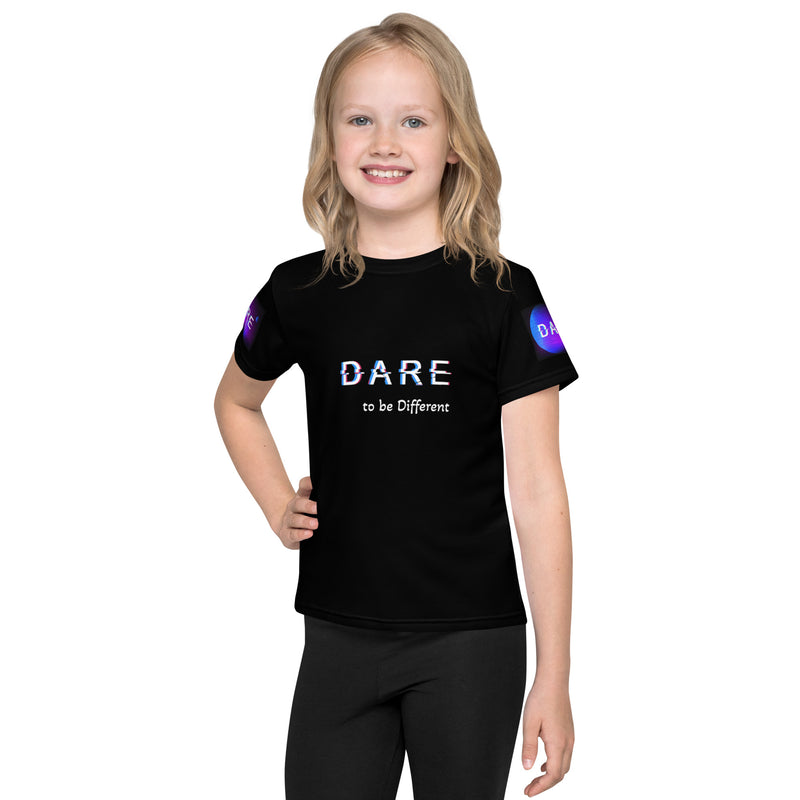 Dare to be Different Kids unisex crew neck t-shirt