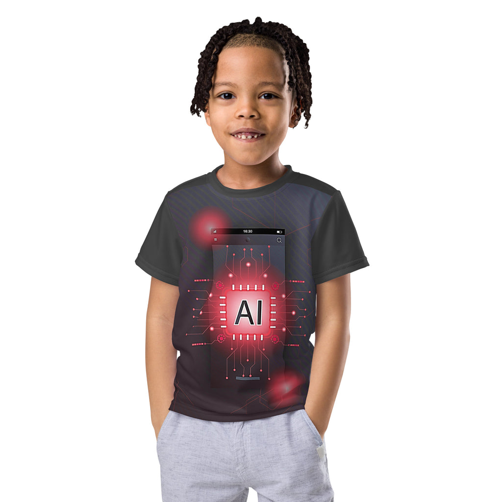 AI Kids crew neck unisex t-shirt