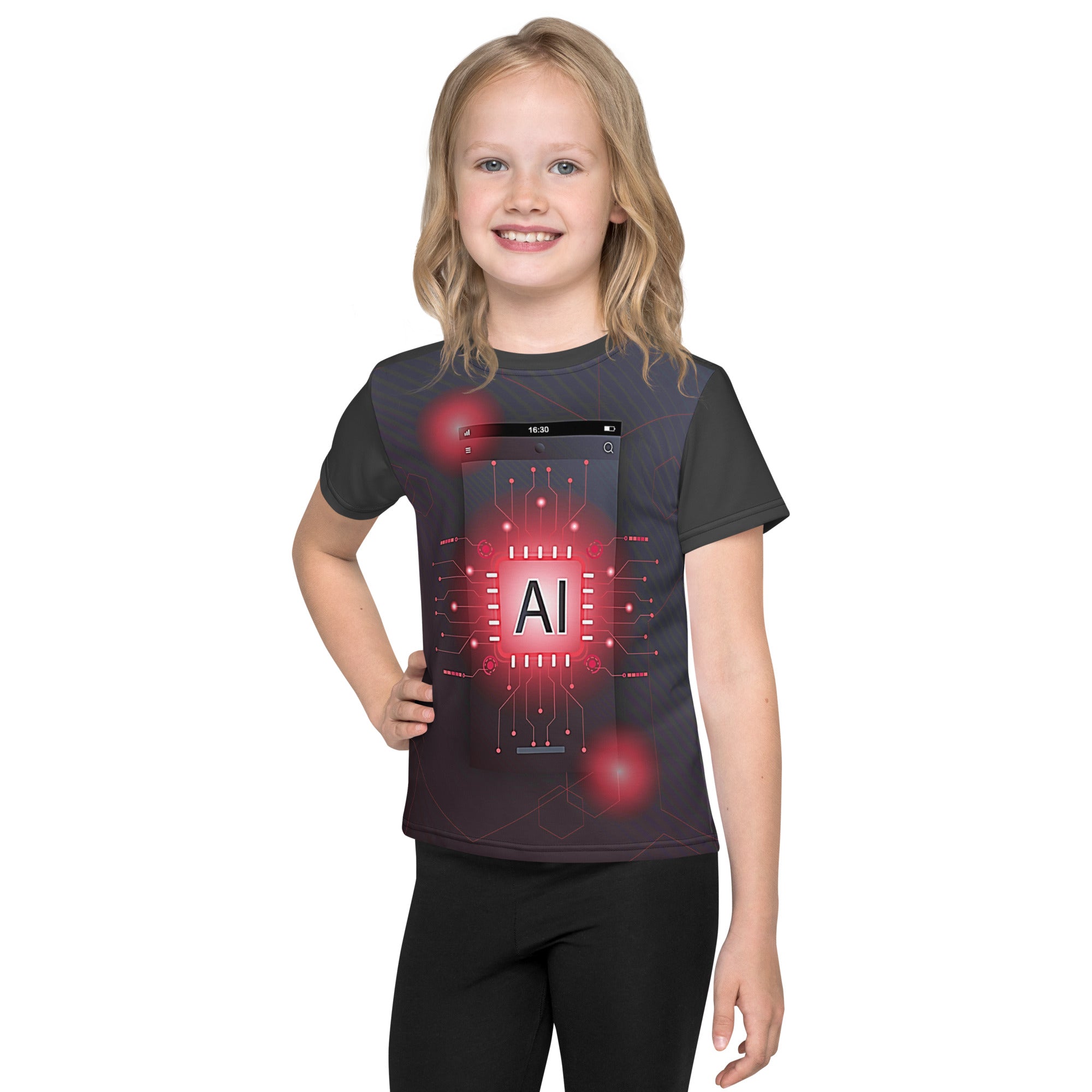 AI Kids crew neck unisex t-shirt