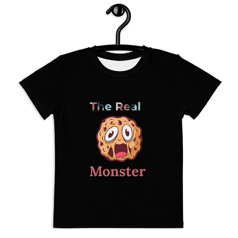 The Real Cookie Monster Unisex Kids crew neck t-shirt