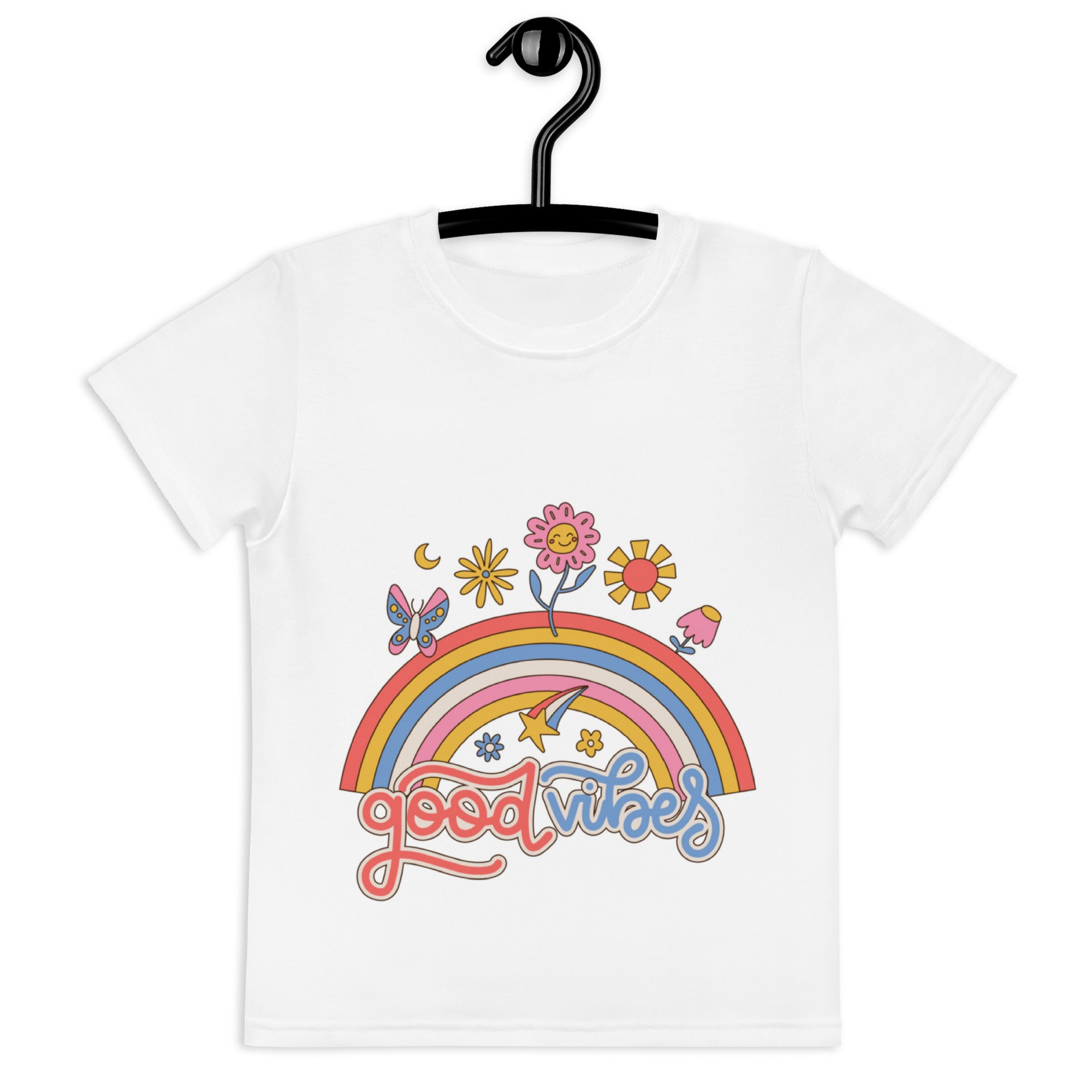 Good Vibes Kids crew neck unisex t-shirt
