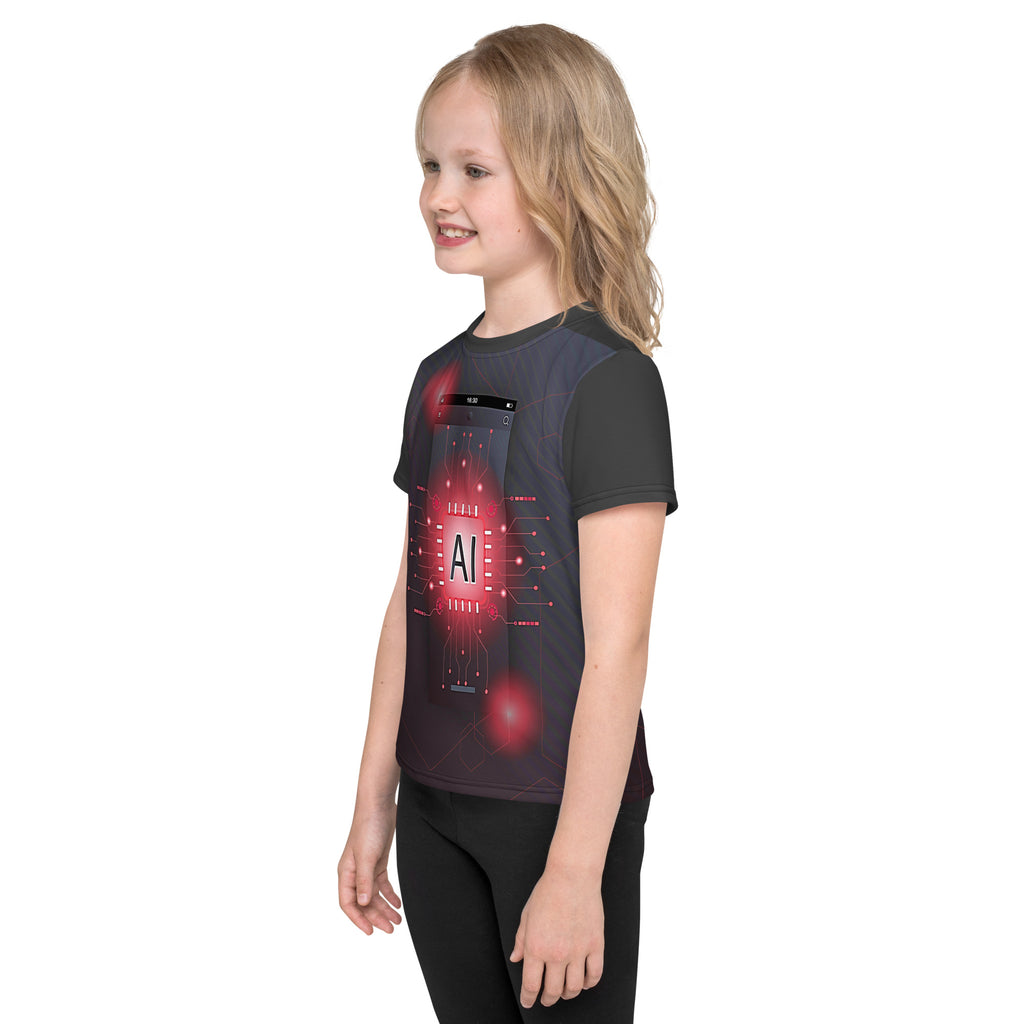 AI Kids crew neck unisex t-shirt